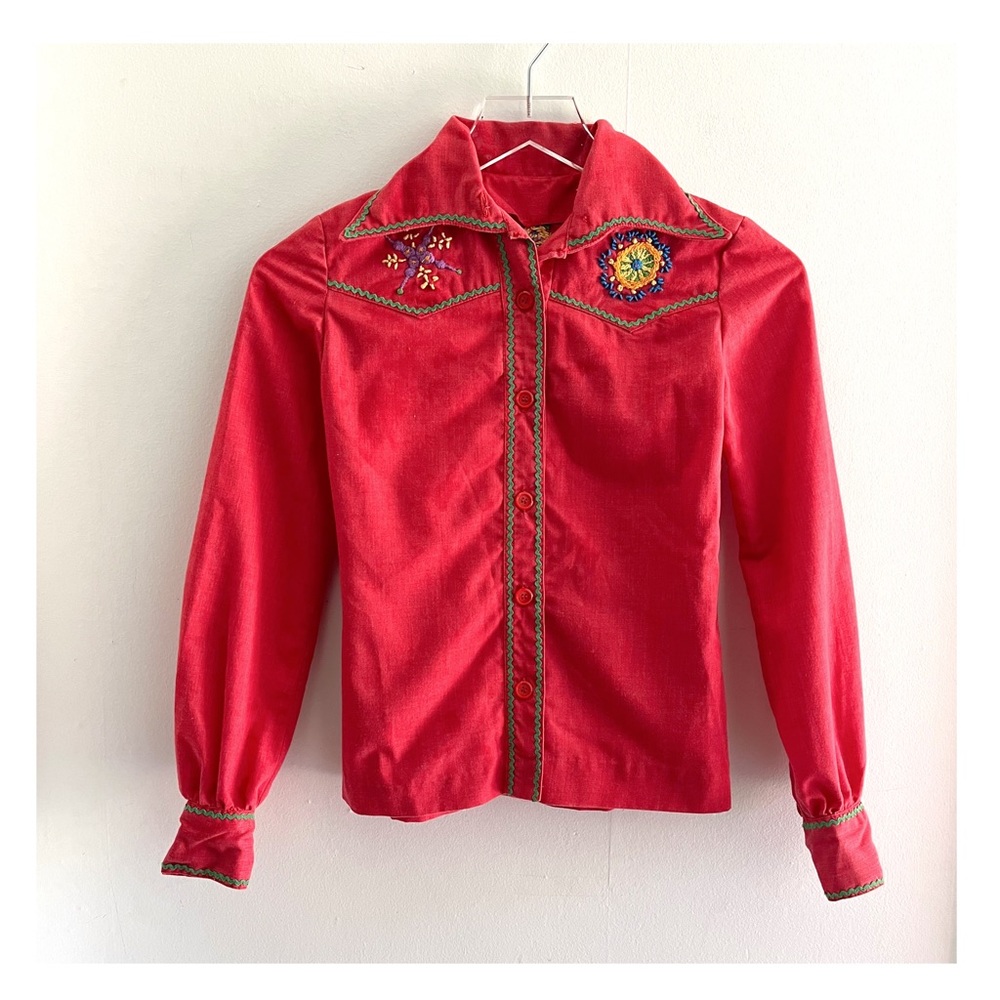 Vintage Embroidered Blouse
